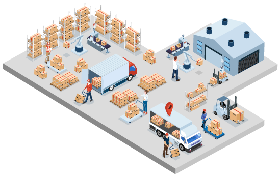 生産から発送まで一括対応